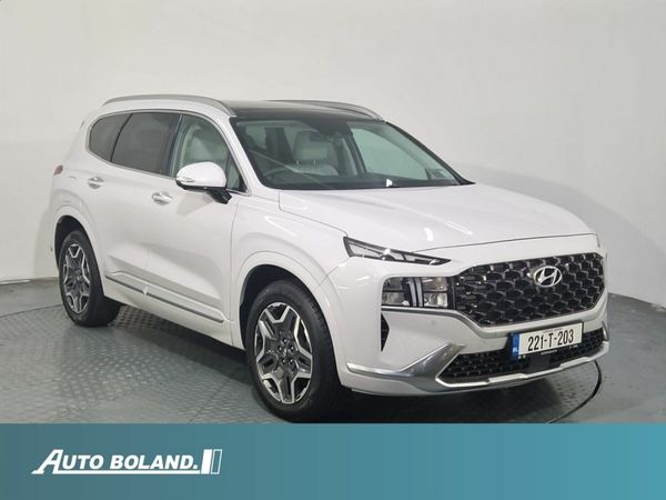 Hyundai Santa Fe SUV, Petrol Plug-in Hybrid, 2022, White