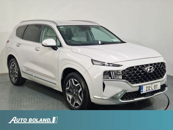 Hyundai Santa Fe SUV, Petrol Plug-in Hybrid, 2021, White