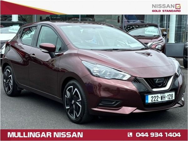 Nissan Micra Hatchback, Petrol, 2022, Red