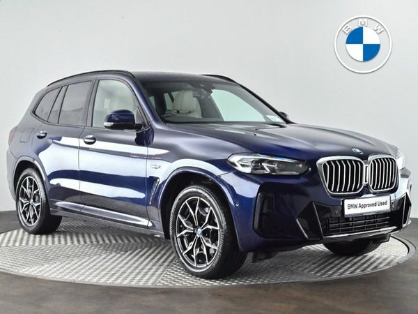 BMW X3 SUV, Petrol Plug-in Hybrid, 2022, Blue