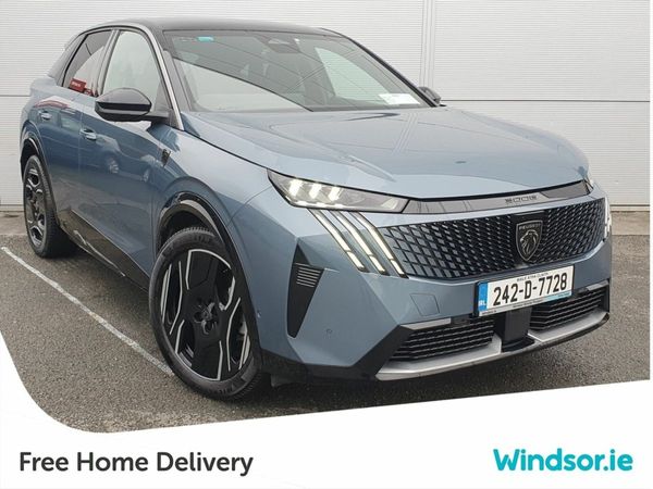 Peugeot 3008 SUV, Electric, 2024, Blue