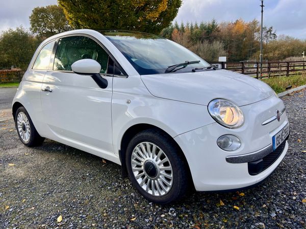 Fiat 500 Hatchback, Petrol, 2013, White