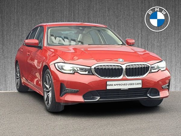 BMW 3-Series Saloon, Petrol, 2021, Red