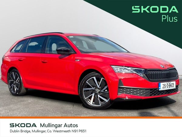 Skoda Octavia Estate, Diesel, 2025, Red