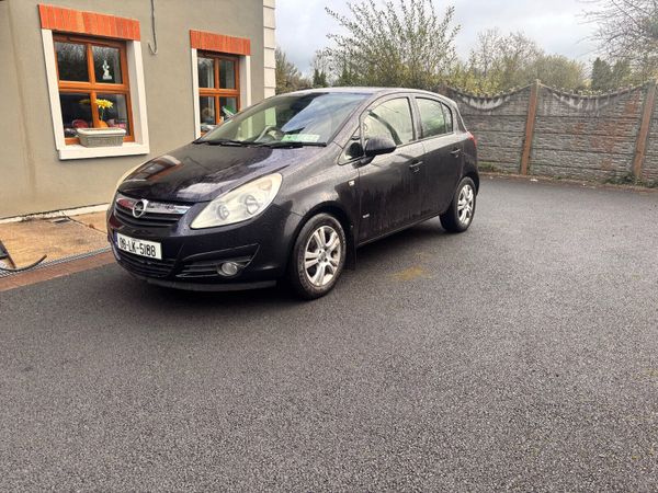 Opel Corsa Hatchback, Petrol, 2008, Black