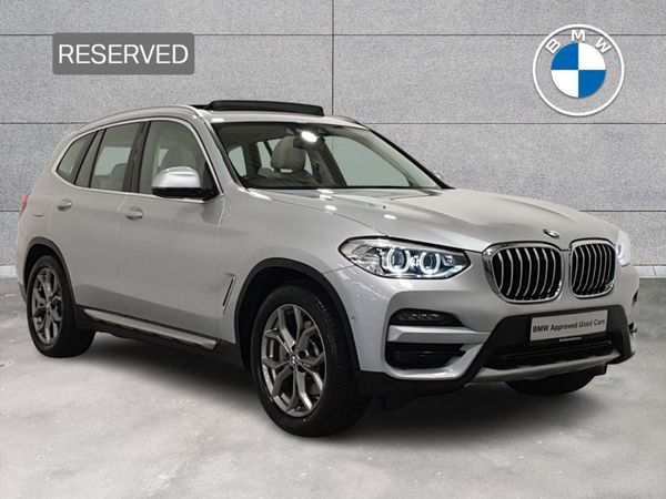 BMW X3 SUV, Petrol Plug-in Hybrid, 2021, Silver