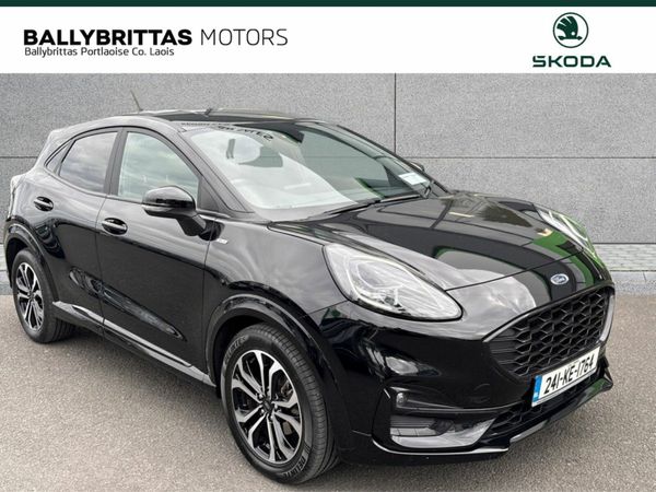 Ford Puma MPV, Petrol Hybrid, 2024, Black