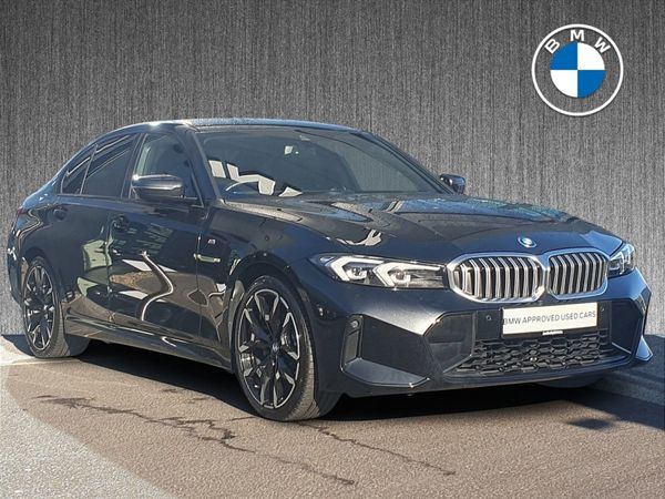 BMW 3-Series Saloon, Petrol Plug-in Hybrid, 2025, Black