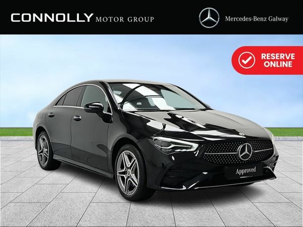Mercedes-Benz CLA Saloon, Petrol Hybrid, 2024, Black