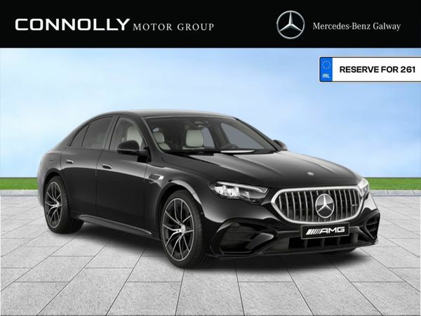 Mercedes-Benz E-Class Saloon, Petrol Plug-in Hybrid, 2026, Black