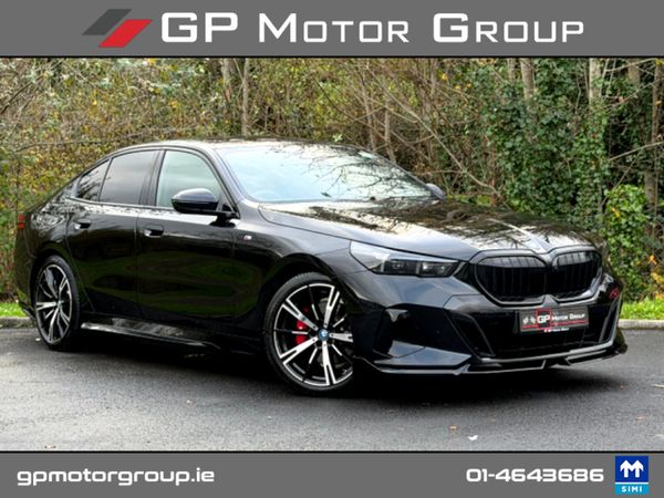 BMW 5-Series Saloon, Petrol Plug-in Hybrid, 2024, Black