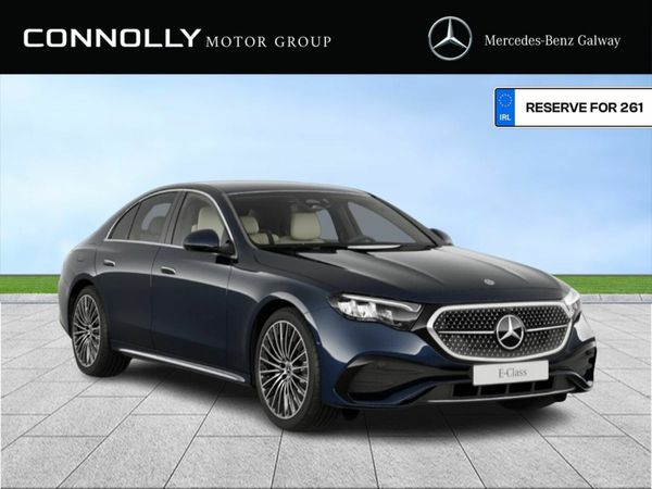 Mercedes-Benz E-Class Saloon, Diesel Plug-in Hybrid, 2026, Blue