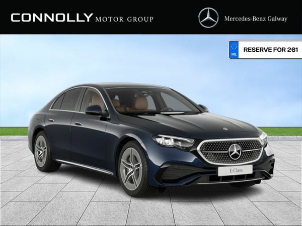 Mercedes-Benz E-Class Saloon, Diesel Plug-in Hybrid, 2026, Blue