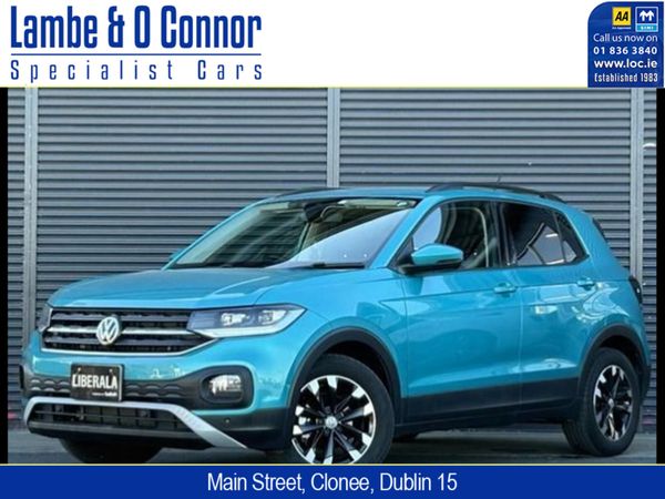 Volkswagen T-Cross SUV, Petrol, 2020, Blue