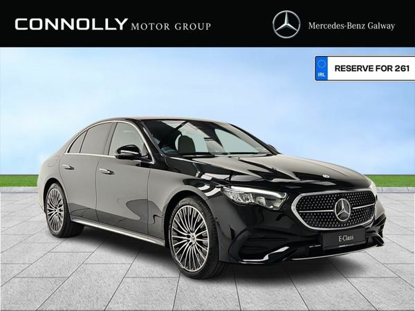 Mercedes-Benz E-Class Saloon, Diesel Plug-in Hybrid, 2026, Black