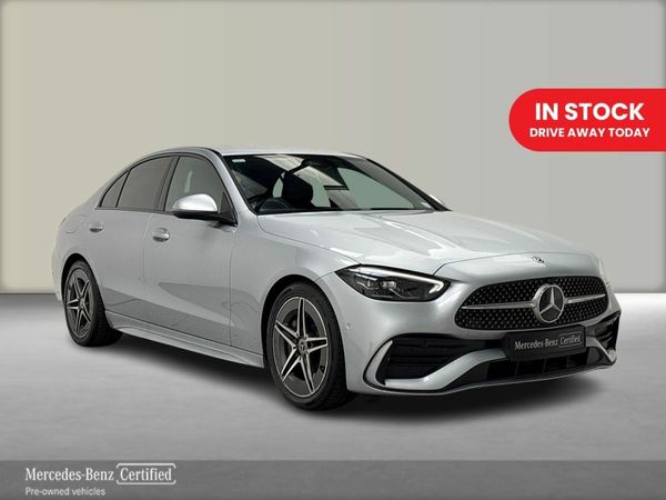 Mercedes-Benz C-Class Saloon, Diesel Hybrid, 2022, Grey