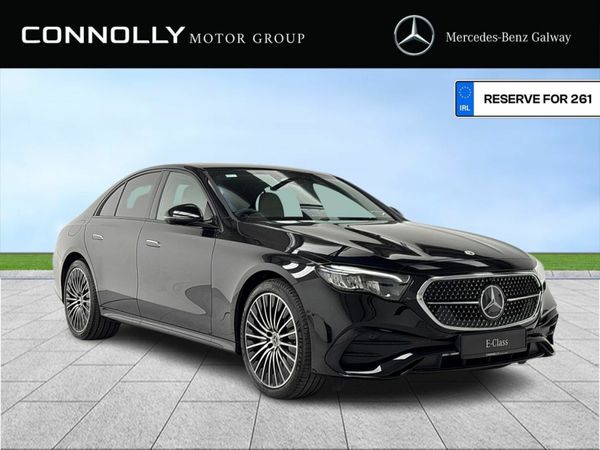 Mercedes-Benz E-Class Saloon, Diesel Plug-in Hybrid, 2026, Black