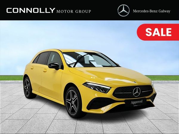 Mercedes-Benz A-Class Hatchback, Petrol Plug-in Hybrid, 2023, Yellow