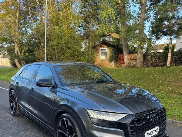 Audi Q8 SUV, Diesel Hybrid, 2019, Grey