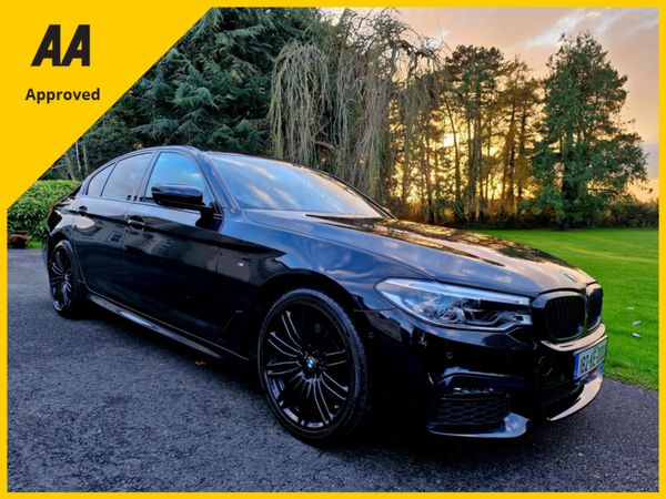 BMW 5-Series Saloon, Diesel, 2018, Black