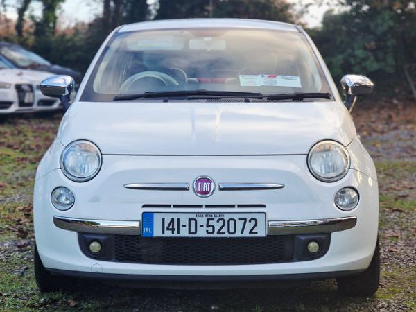 Fiat 500 Hatchback, Petrol, 2014, White
