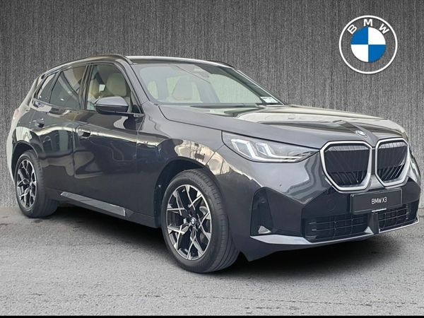 BMW X3 SUV, Petrol Plug-in Hybrid, 2025, Grey