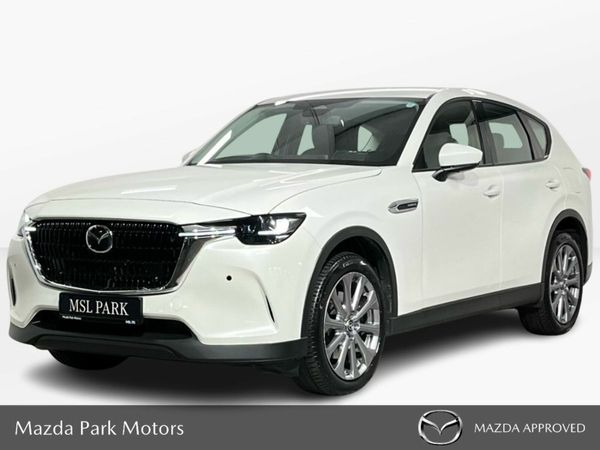 Mazda CX-60 SUV, Petrol Plug-in Hybrid, 2022, White