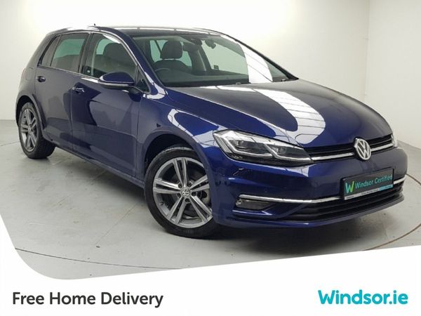 Volkswagen Golf Hatchback, Petrol Hybrid, 2020, Blue
