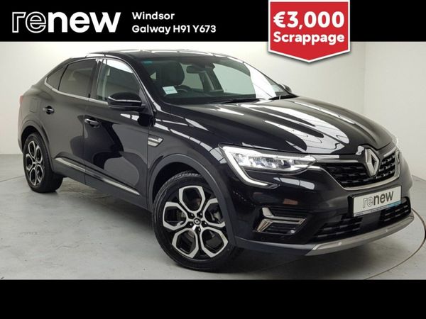 Renault Arkana Hatchback, Petrol Hybrid, 2022, Black