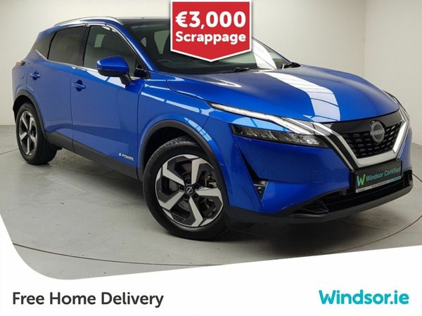 Nissan Qashqai MPV, Petrol Hybrid, 2024, Blue