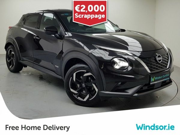 Nissan Juke SUV, Petrol Hybrid, 2024, Black