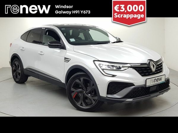Renault Arkana Hatchback, Petrol Hybrid, 2022, White