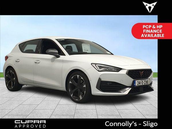Cupra Leon Hatchback, Petrol Hybrid, 2024, White