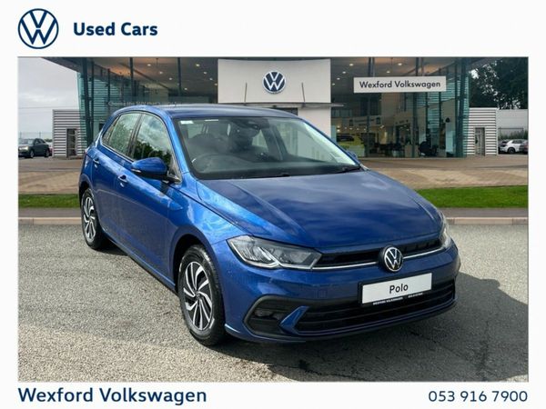 Volkswagen Polo Hatchback, Petrol, 2023, Blue