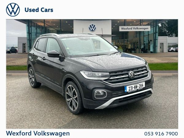 Volkswagen T-Cross SUV, Petrol, 2023, Black