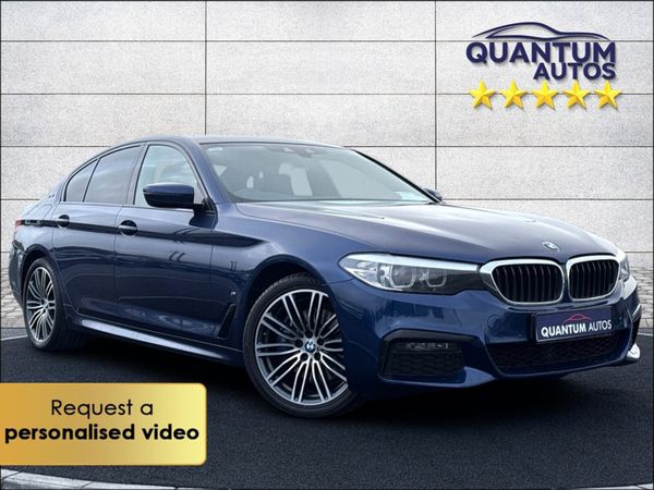 BMW 5-Series Saloon, Petrol Plug-in Hybrid, 2018, Blue
