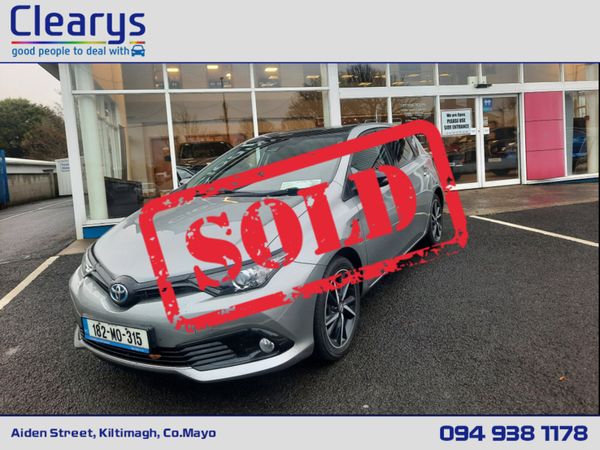 Toyota Auris Estate, Petrol Hybrid, 2018, Grey