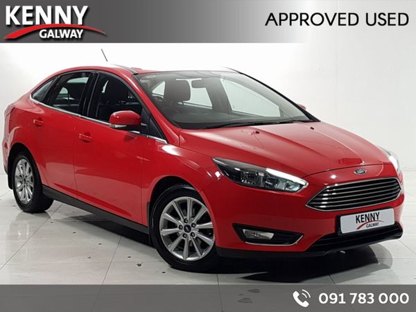 Ford Focus Saloon, Diesel, 2018, Red