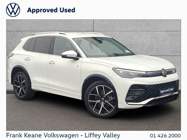 Volkswagen Tiguan SUV, Petrol Hybrid, 2024, White