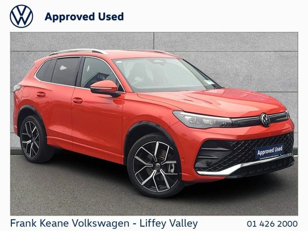 Volkswagen Tiguan SUV, Petrol Plug-in Hybrid, 2024, Red