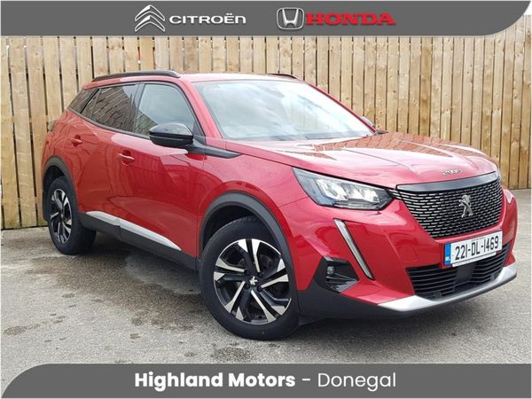 Peugeot 2008 MPV, Petrol, 2022, Red