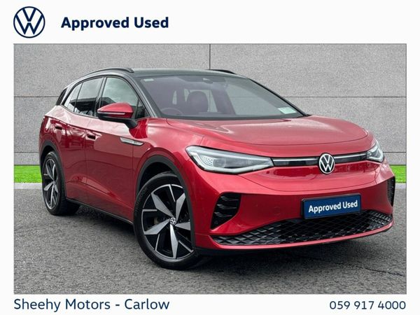 Volkswagen ID.4 SUV, Electric, 2022, Red