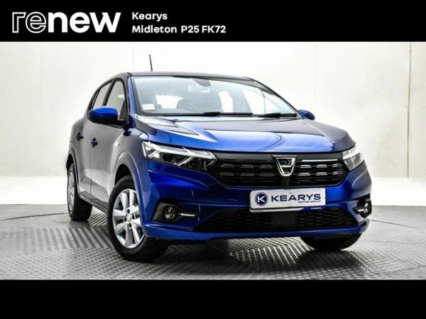 Dacia Sandero Hatchback, Petrol Gas, 2021, Blue