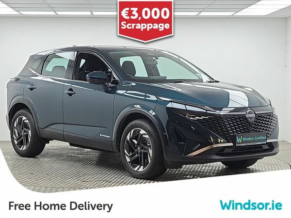Nissan Qashqai MPV, Petrol Hybrid, 2025, Green