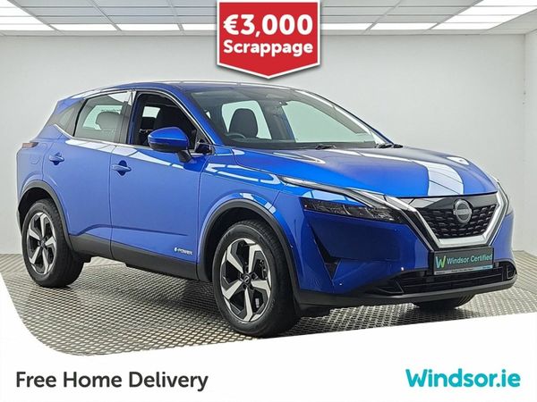 Nissan Qashqai MPV, Petrol Hybrid, 2024, Blue
