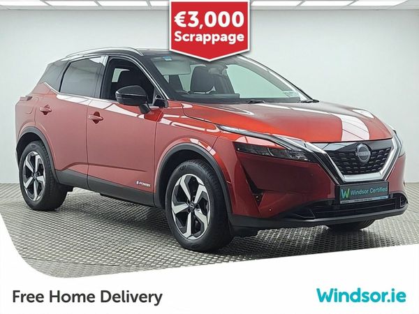 Nissan Qashqai MPV, Petrol Hybrid, 2024, Red