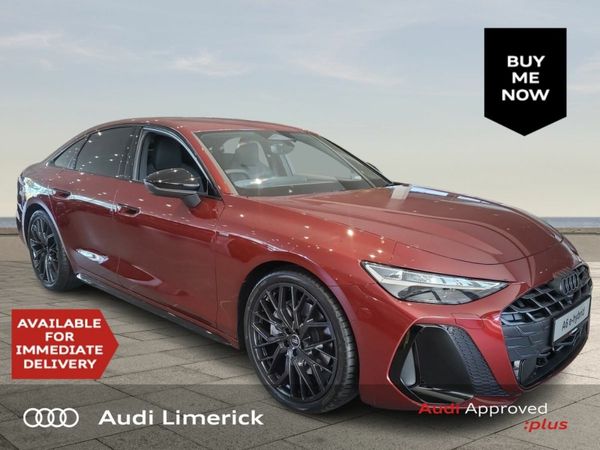 Audi A6 Saloon, Petrol Plug-in Hybrid, 2025, Red