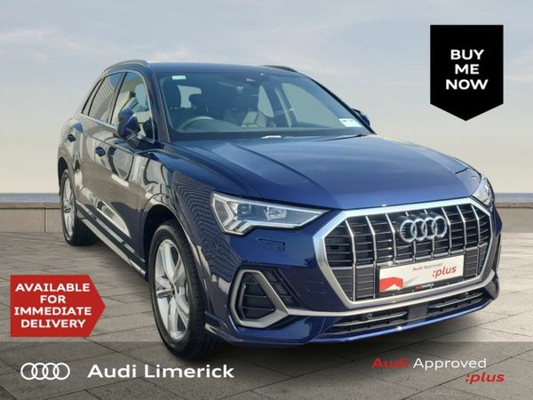 Audi Q3 SUV, Petrol Plug-in Hybrid, 2024, Blue