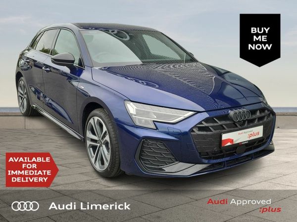 Audi A3 Hatchback, Petrol Plug-in Hybrid, 2025, Blue
