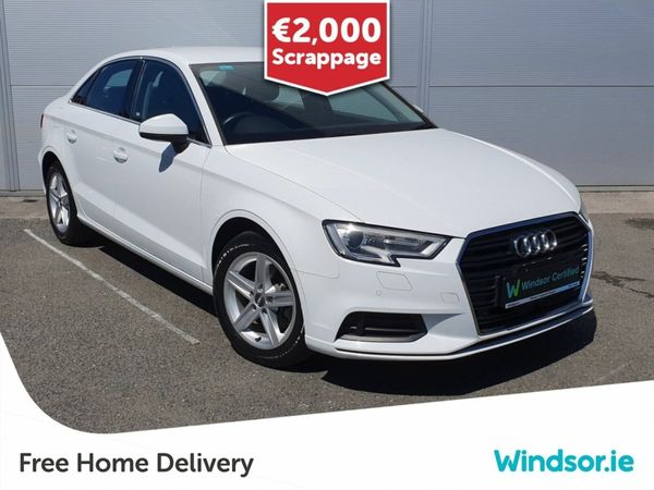 Audi A3 Saloon, Petrol, 2018, White